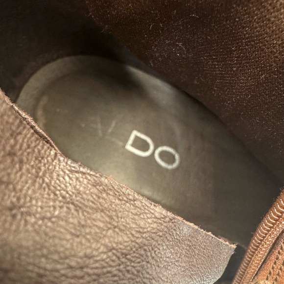 Aldo Dark Brown Leather Footwear - Picture 7 of 7
